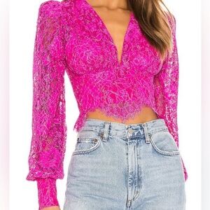 NBD - Merlot Top in Magenta